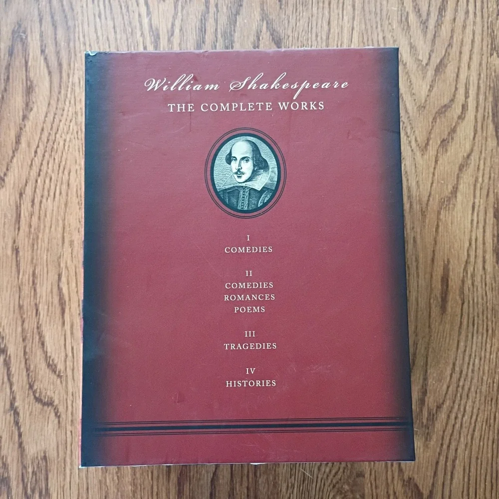 William Shakespeare The Complete Works, Tess Press 4 Vol Box Set 2006- Very Good